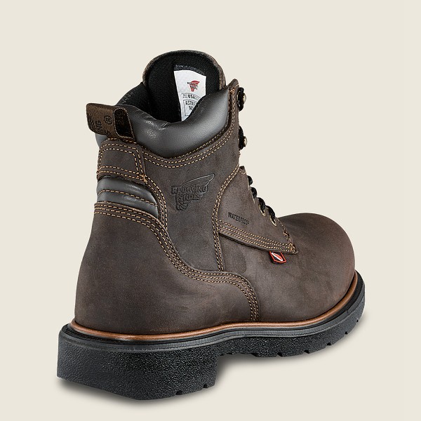 Safety Støvler Herre - Red Wing Dynaforce® - 6-Inch Insulated Waterproof Toe - Mørkebrune - AMPOWL-6